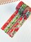 Christmas Greenery Floral Red Green Pine Cones Snow Flowers Washi Tape Set December 2025 - W146